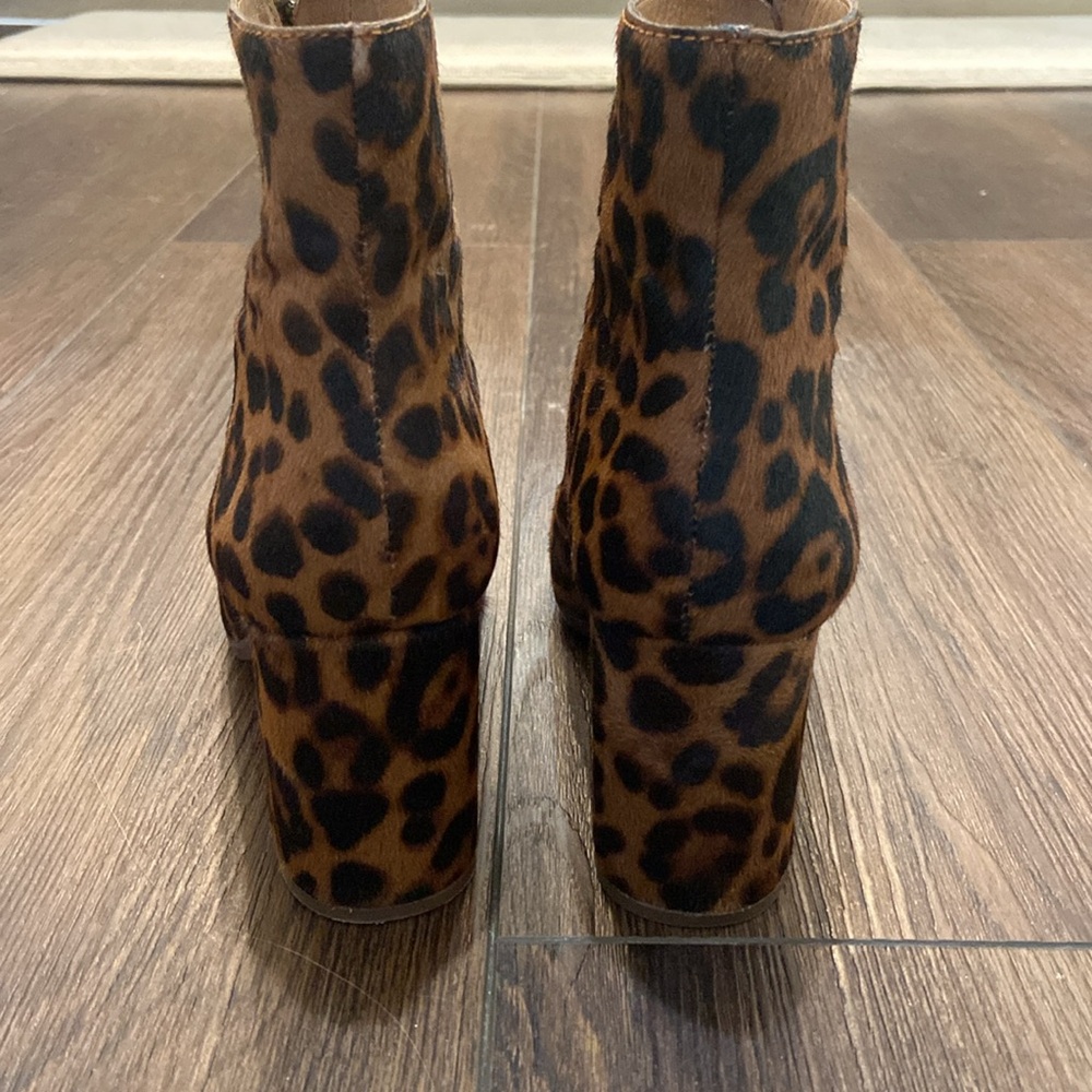 EUC Madewell Leopard Print boots, 6.5 - Picture 4 of 5